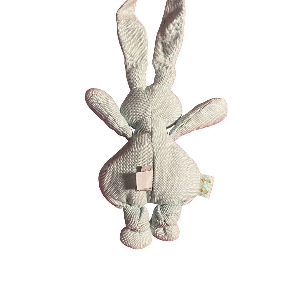 Nattou ￼rabbit Lapidou baby, soft, cuddly, light green lovey/plush ￼